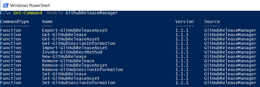 AvailableCommands